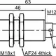 Индуктивный датчик LANBAO LR18XBF05DNOW1-E2
