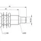 Индуктивный датчик Balluff BES M18MI-PSC50B-S04K-008