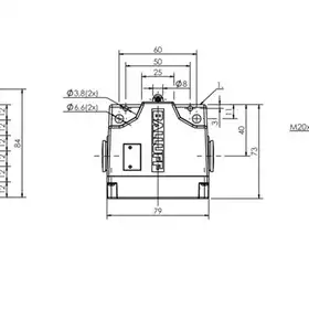 Блочный выключатель Balluff BNS 813-B06-R12-61-A-22-06