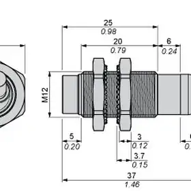 Индуктивный датчик Telemecanique XS212B4PBL2