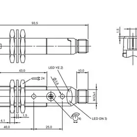 Оптический датчик Balluff BLE 18KW-PA-1PP-S4-C