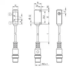 Оптический датчик Wenglor P1KL020