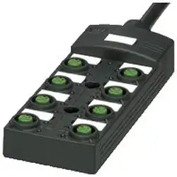 Распределительная коробка для датчиков Pepperl Fuchs V1-8/16A-E2-8M-PUR-V23-G