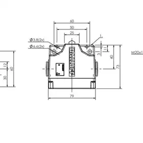Блочный выключатель Balluff BNS 813-B02-D12-61-D-20-01