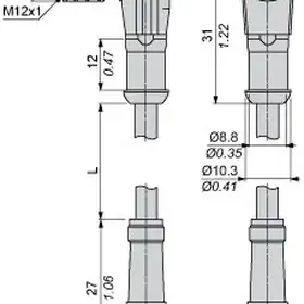 Соединительный кабель Telemecanique XZCR2712037T1