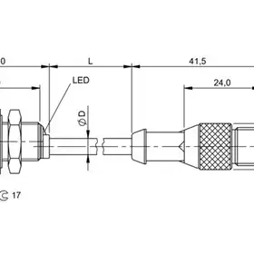 Индуктивный датчик Balluff BES 516-325-G-E4-C-S4-00,5