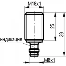 Индуктивный датчик ТЕКО ISB BC42A-32N-8-LS402