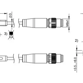 Магнитный датчик для цилиндра Balluff BMF 415KW-HAPS-W-5-P0-S49-00,3