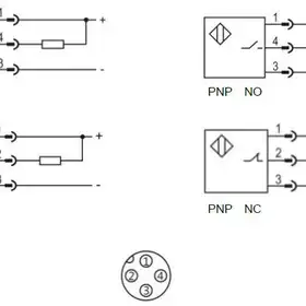 Емкостной датчик LANBAO CR12SCN08DNOY-E2