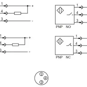 Индуктивный датчик LANBAO LR05AF08DNO-E1