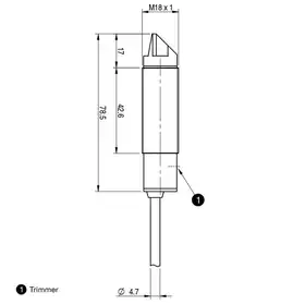 Оптический датчик DATASENSING FAI4/BN-2A