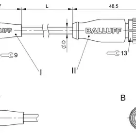Соединительный кабель Balluff BCC M323-M413-3E-602-EX43T2-006
