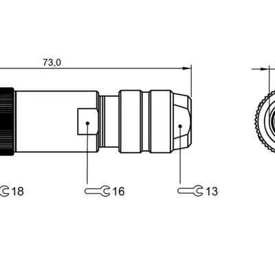 Разъем Balluff BCC M474-0000-2A-000-01X475-000