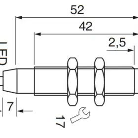 Индуктивный датчик EGE-Elektronik IGVEX22c 02 GSP-K1