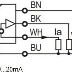 Индуктивный датчик расстояния LANBAO LR12XCN04LIUM