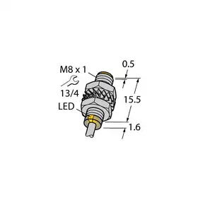 Индуктивный датчик TURCK BI3-M08KK-AN6X