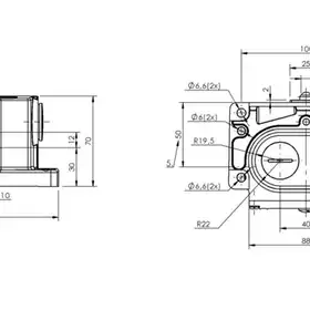 Блочный выключатель Balluff BNS 813-D02-K12-100-20-01-FE