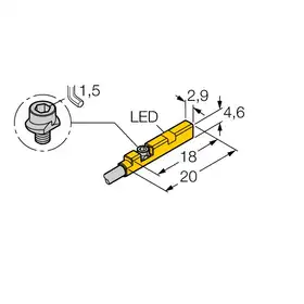 Магнитный датчик TURCK BIM-UNR-AN6X