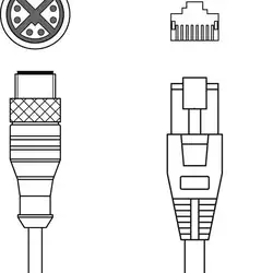 Соединительный кабель Leuze Electronic KSS GB-M12-8A-RJ45-A-P7-100