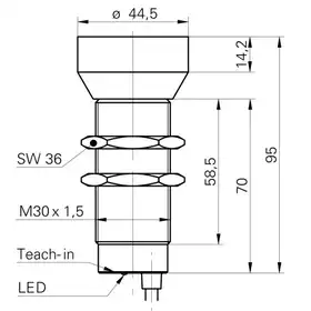 Ультразвуковой датчик расстояния Baumer UNAM 50I6121