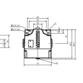 Блочный выключатель Balluff BNS 813-B02-D12-61-A-10-01-FD