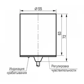 Индуктивный датчик ТЕКО ISB D101A5-11-R25-LZ