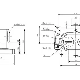 Блочный выключатель Balluff BNS 816-B02-PA-12-602-11-S80L