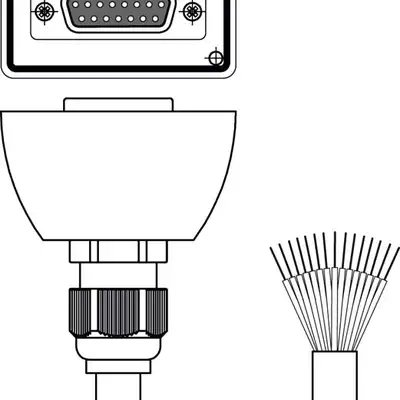 Разъем с кабелем Leuze Electronic KB-ROD4-CP-10000
