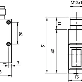Оптический датчик DATASENSING QX3/A0-2E