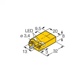 Индуктивный датчик TURCK NI10U-QP08-AP6X2