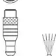 Разъем с кабелем Leuze Electronic KB-008-3000 A-S