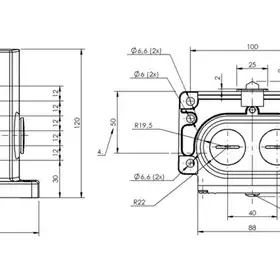 Блочный выключатель Balluff BNS 829-D06-D12-100-10-FE