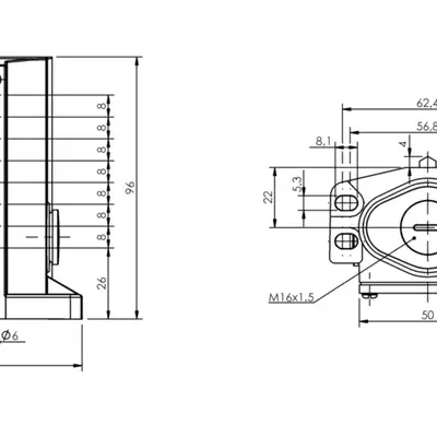 Блочный выключатель Balluff BNS 819-B08-D08-46-10