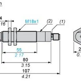 Cветовой барьер безопасности Telemecanique XU2S18PP340WD