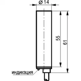 Индуктивный датчик ТЕКО ISB C3A-43N-3,5-L