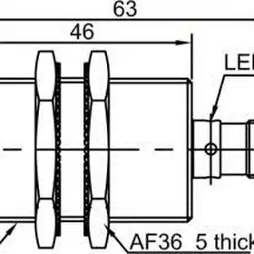 Индуктивный датчик LANBAO LR30XBN15DPOW1-E2