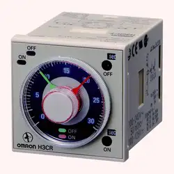 Аналоговый сдвоенный таймер Omron H3CR-F 100-240VAC/100-125VDC