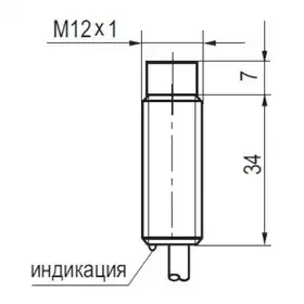 Индуктивный датчик ТЕКО ISN F2S8-31P-4-L
