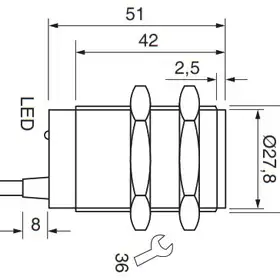 Индуктивный датчик EGE-Elektronik IGV 10 GSP