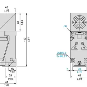 Емкостной датчик Telemecanique XT7C40PC440H29