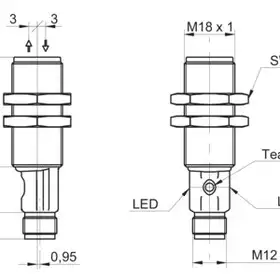 Оптический датчик Baumer OR18.SP-PV1T.7BO
