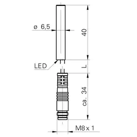 Индуктивный датчик Baumer IFRM 06N37A1/KS35L