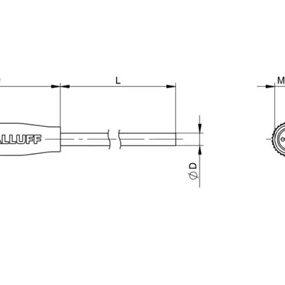 Разъем с кабелем Balluff BCC M313-0000-20-001-PX0334-150