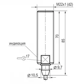 Индуктивный датчик ТЕКО ISB WF6A8-31P-6-LZ