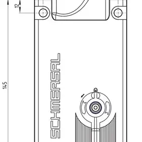 Дверной выключатель безопасности Schmersal AZM400Z-ST2-I1-2P2P-T-E