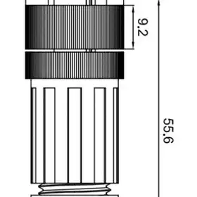 Разъем LANBAO QE12-N5F