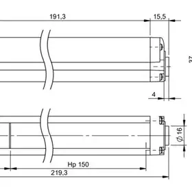 Многолучевой барьер безопасности Balluff BLG 4A-015-600-014-O01-SX