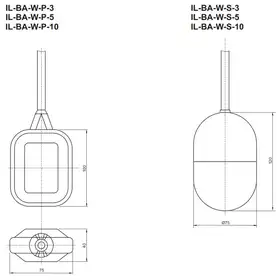 Поплавковый датчик уровня INNOLevel IL-BA-W-S-5