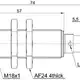 Индуктивный датчик LANBAO LR18XCN08DNCQ-E2