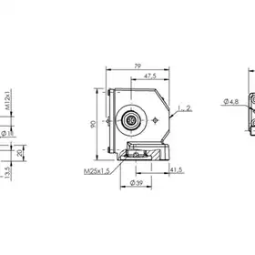Блочный выключатель Balluff BNS 816-B04-PA-16-605-11-S80S